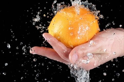 wash fruit to prevent subcutaneous parasites