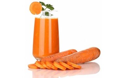 carrot juice to remove parasites